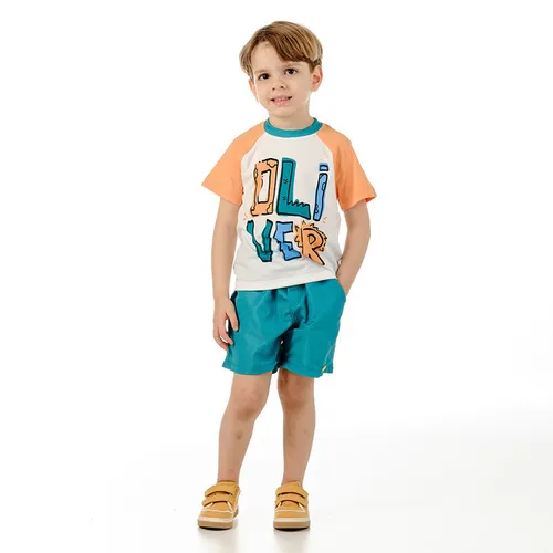 CONJUNTO CAMISETA E SHORT TACTEL OLIVER 050929124