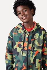 CASACO WINDBREAKER GEOMÉTRICO RESERVA 0082366