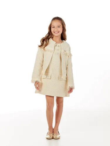 BLAZER ALONGADO TWEED LULUZINHA 080599124