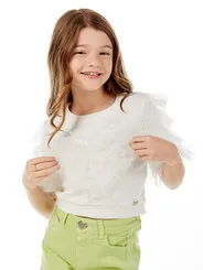 BLUSA COM BABADOS LULUZINHA 060795124
