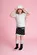 SAIA SHORT TRICOT MICRO FLORES BORDADOS BOLSOS PITUCHINHUS 26943