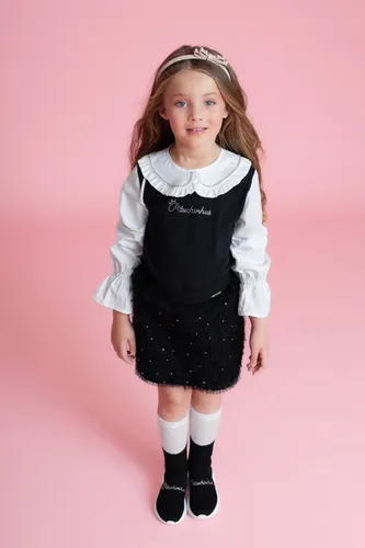 SAIA SHORT RIB FRU-FRU TULE CRISTAIS PITUCHINHUS 27005