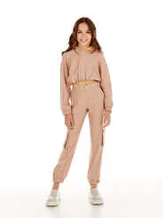 CONJUNTO CASACO COM CAPUZ E CALÇA MICROFIBRA MYLU 041686124