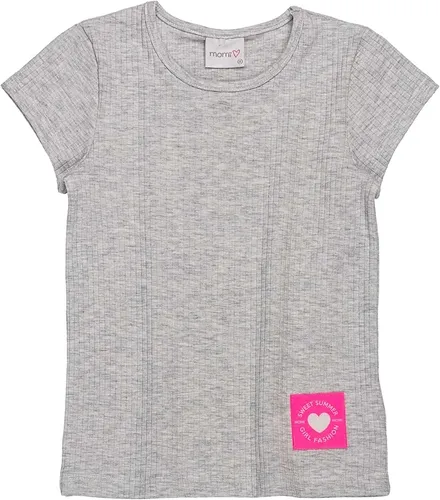 BLUSA MC CANELADA CINZA