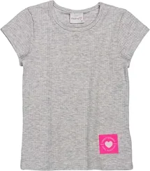 BLUSA MC CANELADA CINZA