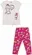 CONJUNTO BLUSA C/ CALÇA ROSA