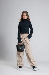 CALÇA TRICOLINE BOLSOS CARGO PERFUMARIA 27458