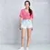 SHORT DENIM NEON PINK