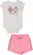 CONJUNTO BODY C/ SHORT ROSA NEON