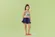 CONJUNTO BLUSA E SHORT COM BABADINHO ESTAMPA POR QUE A FLOR PRECOCE M2CJ4709