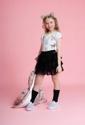 SAIA SHORT TULE BABADOS PITUCHINHUS 27156