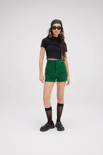 SHORT SARJA COLOR COM CINTO FESHION ZÍPER FRENTE BOLSOS DIMY SHO83965