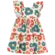 VESTIDO MULTI RECORTES FLORAL MIDI PRECOCE M2VT4731