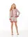 CONJUNTO BLUSA CROPPED ALÇA E SHORT COM BOLSOS BORDAS RENDADAS LULUZINHA 040780124