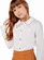 CAMISA ML G0LA BORDADA STRASS BORDAS FRISADAS BOTÕES FRENTE MANGAS FRISADAS LULUZINHA 060784124