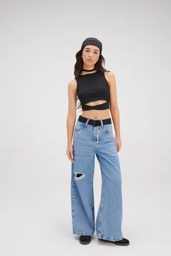 BLUSA CROPPED SM COM ALHETAS DIMY BLU83893