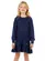 VESTIDO JEANS ML GOLA BORDADO ZÍPER COSTAS LULUZINHA 090744124