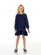 VESTIDO JEANS ML GOLA BORDADO ZÍPER COSTAS LULUZINHA 090744124