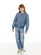 CASACO DOUDOUNE JEANS BOTÕES BORDADO CORAÇÕES LULUZINHA 080582124