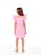 VESTIDO MANGAS EM BABADO DECOTE QUADRADO BORDADO CORAÇÃO GIGANTE LULUZINHA 090756124