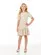 VESTIDO CANELADO MC BABADINHO COM APLIQUES BRILHO LULUZINHA 090790124