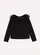 BLUSA ML COTTON GOLA BABADINHO EM TULE APLIQUE CRISTAIS PITUCHINHUS 27151