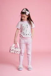CALÇA JOGGING TRICOT TRANÇAS BOLSOS CÓS ELÁSTICO PITUCHINHUS 27116