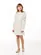VESTIDO MOLETOM MANGA APLICAÇÕES PÉROLAS LULUZINHA 090803124
