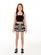 CONJUNTO CROPPED ALÇA ELÁSTICO COSTAS SHORT XADREZ CÓS ELÁSTICO MULTI LAÇOS LULUZINHA 040827124