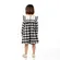 VESTIDO ML XADREZ DETALHE BABADOS LAÇO ZÍPER COSTAS LULUZINHA 090825124