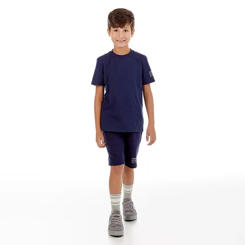 CONJUNTO ESTAMPA CAMISETA COM BERMUDA CÓS ELÁSTICO BOLSOS OLIVER 050865124
