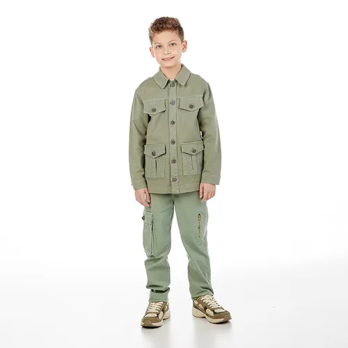 CALÇA CARGO BOLSO COM ZÍPER LATERAL OLIVER 180776124