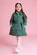 CASACO PUFFER TRICOLINE LACINHO BOTÕES COM CINTO PITUCHINHUS 27394