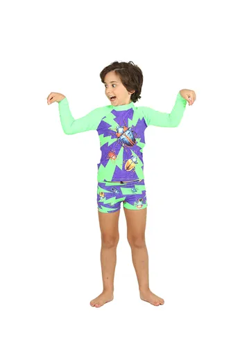 CONJUNTO KIDS LUCCA BLUSA PROTEÇÃO E SUNGA SIRI 39501
