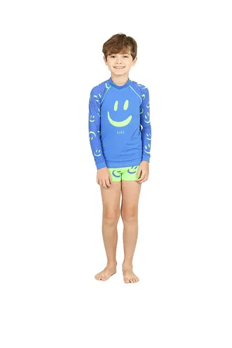 CONJUNTO KIDS LUCCA BLUSA PROTEÇÃO E SUNGA SILK DUPLO SIRI 39544