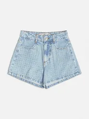 SHORT JEANS COM STRASS AUTHORIA R4743