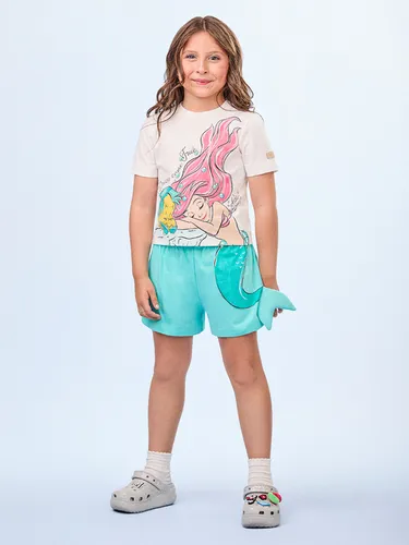 CONJUNTO BLUSA COM SHORT SEREIA ANIME N4420