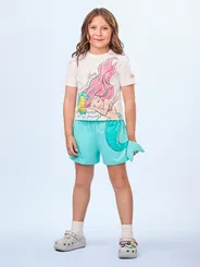 CONJUNTO BLUSA COM SHORT SEREIA ANIME N4420