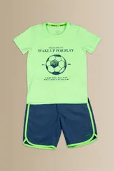 CONJUNTO CAMISETA COM BERMUDA FOOTBALL BANANA DANGER 52233
