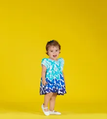 VESTIDO RECORTES COM BABADINHO PRECOCE BVT4914