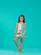 CONJUNTO BLUSA LASTEX SHORT SAIA ESTAMPA JARDIM PRECOCE M2CJ4987