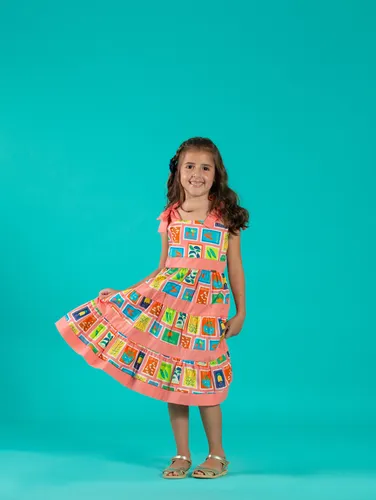 VESTIDO RECORTES ALÇAS AMARRAÇÃO PRECOCE M2VT5006
