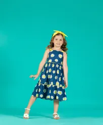 VESTIDO LASTEX LAÇOS COSTAS PRECOCE M2VT5008