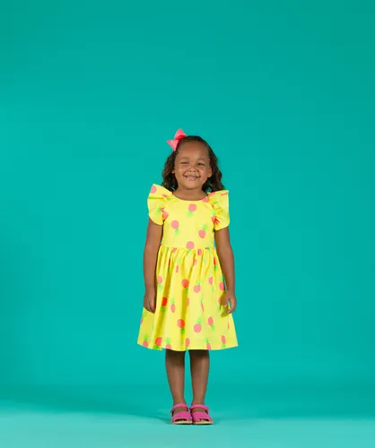 VESTIDO DECOTE COSTAS BABADINHO PRECOCE MVT4951
