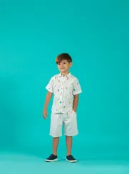 CONJUNTO CAMISA MC E BERMUDA PRECOCE MCO5079