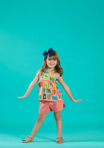 CONJUNTO LATA FRANZIDO SHORT PRECOCE MCJ4933