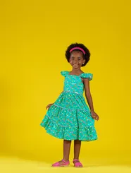 VESTIDO PALA ALÇA COM BABADINHO PRECOCE M2VT5000