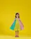 VESTIDO RECORTES ESTAMPA CHUVA DE FLORES PRECOCE MVT4958