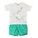 CONJUNTO BB BLUSA COM BERMUDA TRICOLINE PRECOCE BCO5051