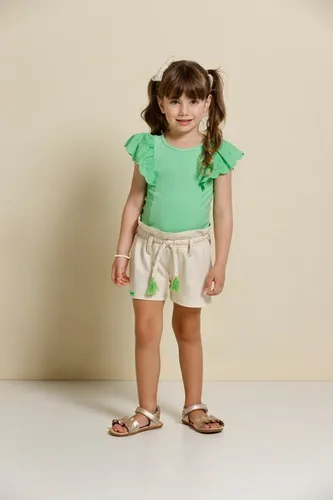 CONJUNTO BLUSA BABADINHO COM SHORT MOLETINHO CLOCHARD POAH NOAH 52619